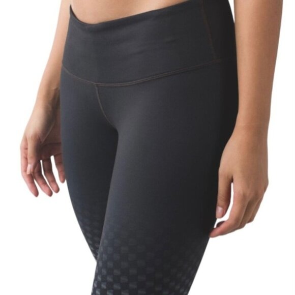 Lululemon Wunder Under Pant III *Full-On LuonDeep Dive Dip Slate Black size 4 - Picture 6 of 11
